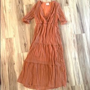 Burnt Orange cute casual dress BRAND NEW!